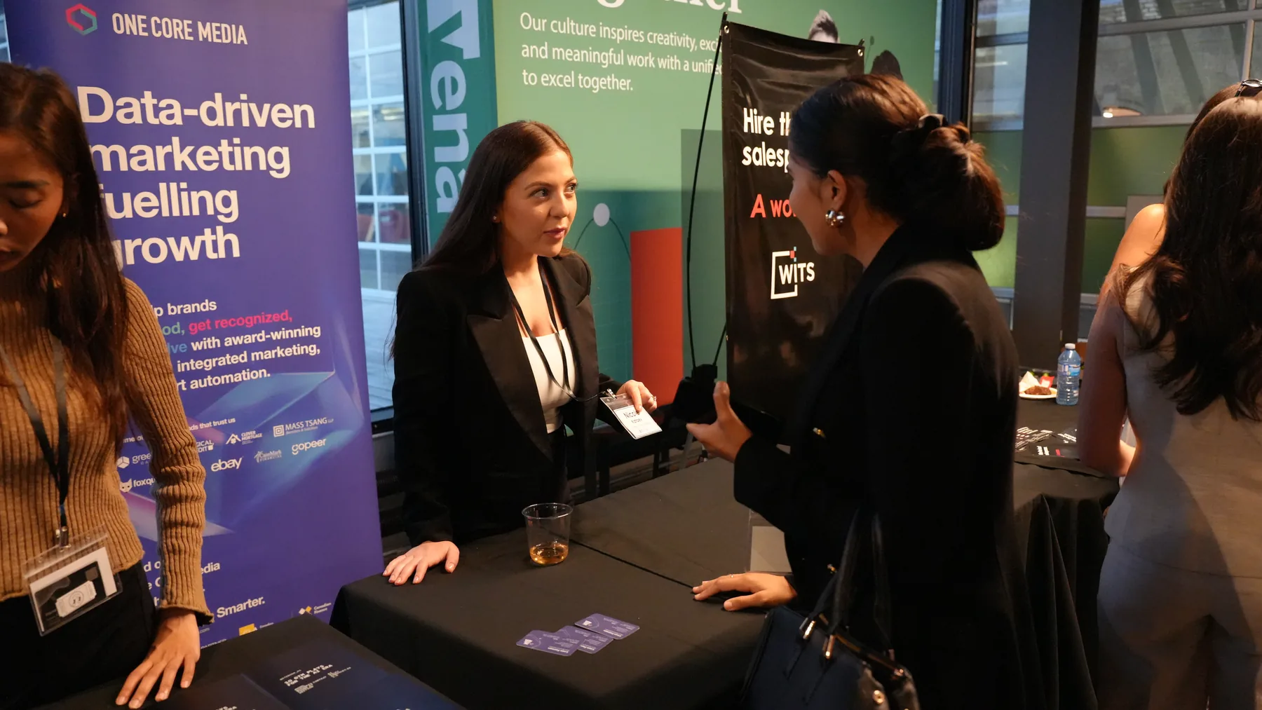 A member recording a personal interview at GTM North